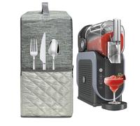 Dust Cover for Ninja SLUSHi Machine Frozen Drink Maker, Compatible for Ninja FS301UK Nylon Aluminium Foil Waterproof Cover with Four Quilted Pockets (Grey)