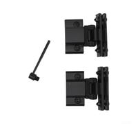 Dust Cover Hinges For Use With For Technics Sl1200 Mk2 Mk3d Mk5 Mk6 And Sl1210 M5g Decks Featuring Robust Plastic Metal Build In Black To Maintain Shape And Enable Smooth Opening Of Turntable Lids