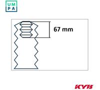 DUST COVER KIT SHOCK ABSORBER 910418 FOR TOYOTA M15A-FXE/FKS 1.5L 1KR-FE 1.0L