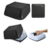 Dust Cover Nylon Fabric Protector for Cricut Easy Press 2, Protect Cover for Heat Press Machine with a Protective Handle (Black, Dust Cover+Handle, 9"x9")