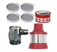 Dust Cup, HEPA Filter, Front Filter, Cyclone Assembly Red, Compatible For Roborock. H6 Part Pack Handheld Vacuum Cleaner Accessories (Color : ABC4)