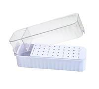 dust Cutter Manicure Organizer With Cleaning Brush Empty Box Stand Drill Bit 1PC Bits Storage Drill Box Nail