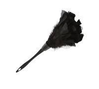 Dust Duster Handhold Portable Turkey Feather Duster Anti-static Cleaning Car Dashboard Cleaner Tools for cleaning(Black)