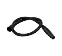 Dust Extraction Hose Set for Karcher Vacuum Cleaners 1m Flexible Suction Pipe with Adapter for Workshop Drilling Sanding Exhaust Air Nozzle Black