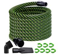 Dust Extractor Hose D27/32 x 5M(16.4 Ft) Compatible with Festool Vacuum, Compatible with Festool CT 26/36/48, CT 15/25, CT MINI and CT MIDI, Heavy-Duty Hose with Reinforced Woven Sleeve