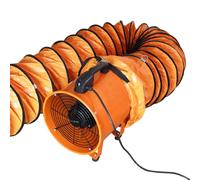 MAXBLAST Dust Extractor 300mm 550W 110V with 12m Duct, Orange