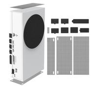 Dust Filter Set for X Box Series S, 8 Silicone Dust Plugs 4 PVC Dust Filter Fast Heat Dissipation Dust Filter Cover for X Box Series S Accessories