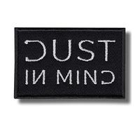 Dust in Mind Band Patch Badge Embroidered Iron on Applique