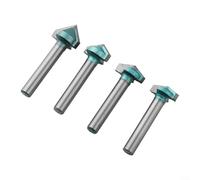 Dust Minimizing CNC Router Bits A Complete Collection of Four Professional Grade Tools Tailored to Meet Your Woodworking Needs