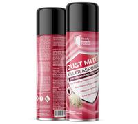 Dust Mite Killer Aerosol - 530ml, Effective for Bedding, Upholstery & Carpets, Eliminates Dust Mites, Eggs, and Larvae, Non-Staining & Low Odour, Quick & Easy Application, Designed for Home Use