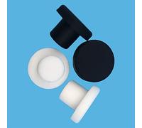 Dust plug,10PCS Black Silicone Rubber Blanking End Cap Tube Pipe Insert Plug Bung Seal Stopper 2mm-14mm(4mm)