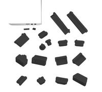 Dust Plug Set - Silicone Stopper, USB Blocker, Laptop Shield | Anti Debris Protector with Flexible Fit, Type C Cover for Desktop Hygiene, RJ45 Closure for Interface Protection Pack