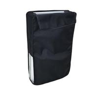 Dust Proof Cover for pS5 Slim Game Console Anti Scratch Dustproof Sleeve Horizontal Vertical Protective Cover Gaming Accessories (Vertical Oxford Cloth Black)