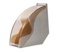 Dust Proof Holder for Coffee Filter Papers Compatible with For Hand Pour Brewing Methods Using Wood and Acrylic Construction (C)