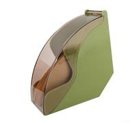 Dust Proof Holder for Coffee Filter Papers Compatible with For Hand Pour Brewing Methods Using Wood and Acrylic Construction (B)