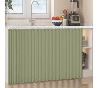 Dust Proof Shelf with Rail Self Adhesive for Open Shelves Ideal for Office Classroom Worpace Room Divider Green Boohelf Det W130cm H80cm
