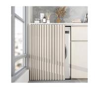 Dust-Proof Sliding Curtains for Kitchen Closet Bathroom - Versatile Shelf & Wardrobe Cover with Glide Tracks Ideal for Cabinets & Washers Stylish Home Decor