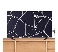 Dust-Proof Television Cover, Dust Guard Protector, Screen Shield with Polyester Material, Sturdy Display Protection Cloth, Home Decor Kit with Secure Fit, Accessories for LCD Curved Flat Monitor Use
