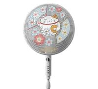 Dust Protection Hood Fan Safety Cover With Cartoon Pattern, Finger Compression Protection Network, Respi Fan Cover