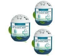 Dust Remover Magic Box, 3PCS Automatic Air Freshener, Dust Collector, Captures 99% of Dusts & Lint, Air Dusts Removal Magic Box for Most Families, Long-Lasting Removal for 180 Days