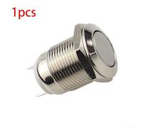 Dust Resistant Design on the 12mm Stainless Steel Push Button Switch Makes it for All Weather Conditions (Self-resetting-flat head)