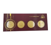 DUST! Star Trek Set of 24k Gold Plated Divisional Medallions - Zavvi Exclusive