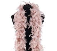 Dust Storm Pink Feather Boa 80g Deluxe Turkey Feather Scarf Shawl Dress