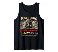Dust Today, Disease Tomorrow | Respiratory Safety Awareness Tank Top