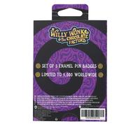 Dust! Willy Wonka Limited Edition Pin Badge Set