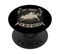 Dust yourself off and get back on Bull Riding PopSockets Adhesive PopGrip