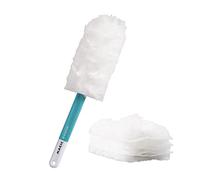 Dusters for Cleaning, Feather Duster with 3pcs Replacement Head,Microfibre Hand Dusters Disposable,(A)