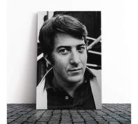 Dustin Hoffman Canvas Print | Gallery Wrapped 30mm Frame Wall Art | 20x14 inches | Ready to Hang | Modern Picture | Living Room Bedroom Lounge Office