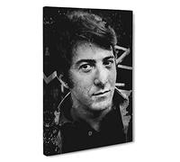 Dustin Hoffman Canvas Print | Gallery Wrapped 30mm Frame Wall Art | 30x20 inches | Ready to Hang | Modern Picture | Living Room Bedroom Lounge Office