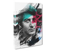 Dustin Hoffman V2 Canvas Print | Gallery Wrapped 30mm Frame Wall Art | 30x20 inches | Ready to Hang | Modern Picture | Living Room Bedroom Lounge Office