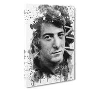 Dustin Hoffman V3 Canvas Print | Gallery Wrapped 30mm Frame Wall Art | 30x20 inches | Ready to Hang | Modern Picture | Living Room Bedroom Lounge Office