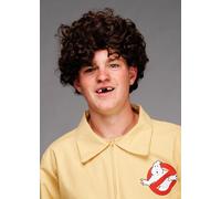 Dustin Stranger Things Style Brown Fancy Dress TV Cosplay Curly Wig