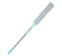 Dusting Brush - Extendable Long Handle Cleaning Tools, Retractable Dust Cleaner, Flat Duster For Under Appliances For Home Ceiling Fan Floor Window Wall Furniture Refrigerator Couch Bed Crevice Ti