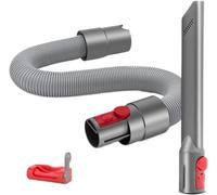 Dusting Brush Flexible Extension Hose,Compatible for Dyson,Outsize/ V7/ V8/ V10/ V11/ V15 Vacuum Cleaner Self-Cleaning Soft Bristles Access(3pcs b)
