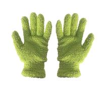 Dusting Glove Cleaning Cloth Gloves Microfiber Making Duster Easy For House Cleaning Trucks Cars Lamps Window, Green