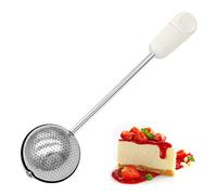 Dusting Wand, Flour Duster for Baking, Stainless Steel Powdered Sugar Shaker Duster Ball Flour Sifter Powder Duster Baking Powder Sifters Baking Tools for Sugar, Flour and
