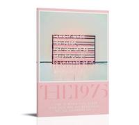DUSTMAN The 1975 I Like Lt When You Sleep Posters Wall Art Canvas Aesthetic Poster Painting Decor For Living Room Bed Room Elegant Poster 12x18inch(30x45cm) Frame-style