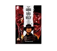DUSTMAN The Good The Bad And The Ugly Movie 2 Posters Wall Art Canvas Aesthetic Poster Painting Decor For Living Room Bed Room Elegant Poster 12x18inch(30x45cm) Unframe-style