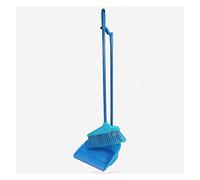 Dustpan and Brush | Long Handled Dustpan and Brush Set Making Cleaning an Easier Chore | 2 Piece Set for Sweeping Cleaning Home Office by Karrma Ltd (Blue)