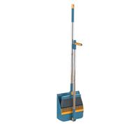 Dustpan and Brush Set | Broom & Dustpans Sets | Home Cleaning Broom Kit | Long Handle Standing Dustpans with Upright Brooms | Heavy-Duty Household Cleaning Kits for Kitchen, Home, Lobby & Hard Floor