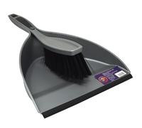 Dustpan and Brush Set - Handheld Scrubber Cleaning Combo | Perfect for Home, Desktop, Sofa, Kitchen, Indoor Pet Care, and Sweeping Tasks