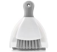Dustpan and Brush Set,Mini dust Pans with Brush,Dust Pan and Brush Set for Table, Desk, Countertop, Key Board, Cat, Dog and Other Pets, Dust Pan Brush Nesting Tiny Cleaning Broom (1pcs,Off-White)