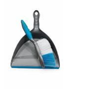 Dustpan and Brush Set with Soft Bristle Hand Brush and Durable Plastic Dust Pan, Lightweight Household Cleaning Set for Kitchen, Home, Office Floor Dust Cleaning, Compact Easy Sweep Kit