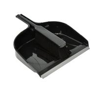 Dustpan and Brush Set - XL Handheld Scrubber Cleaning Combo | 34cm Wide | Perfect for Home, Desktop, Sofa, Kitchen, Indoor Pet Care, and Sweeping Tasks