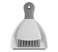 Dustpan and Brush Sets Broom and Dustpan Set Desktop Cleaning Garbage Shovel New Portable Brush for Living Room Bedroom Kitchen for Household Cleaning(Grey 21x16CM)