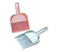 Dustpan and Brush Sets Desktop Cleaning Broom Dustpan Set Mini Portable Blue Pink Table Countertop Household Tool Small Compact Easy Clean for Household Cleaning